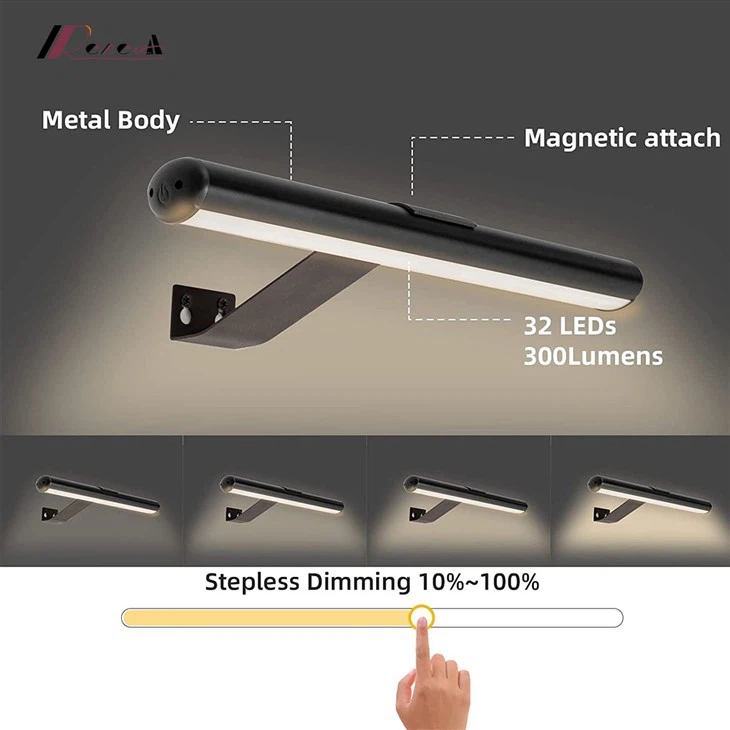Wireless Magnetic Wall Lamp With Rechargeable Battery And Remote Control